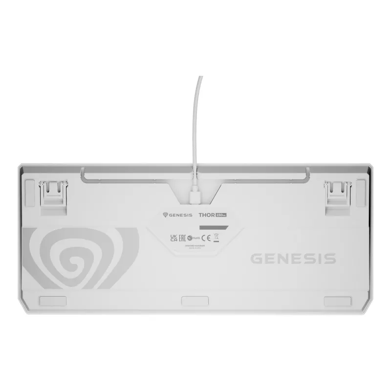Tastiera da gaming GENESIS Thor 230 TKL USB QWERTY inglese US bianco
