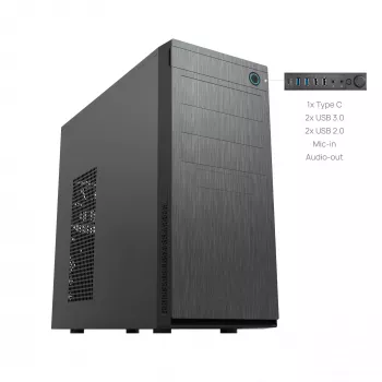 Chieftec HC-10B-OP case per computer Mini Tower nero