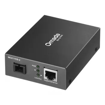 Convertitore di rete TP-Link Omada MC211CS-2 1000 Mbit/s 1310 nm monomodale nero