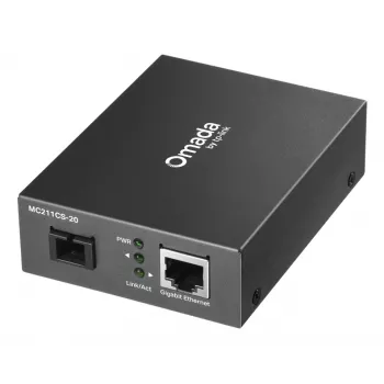 Convertitore di rete TP-Link Omada MC211CS-20 1000 Mbit/s 1310 nm monomodale nero