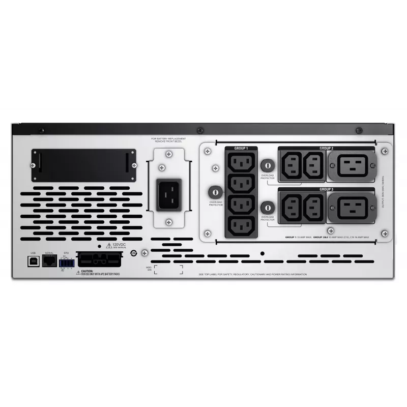 APC Smart-UPS X SMX2200HV - 2200VA, 8x uscite C13 + 2x C19, USB, autonomia estendibile, profondità ridotta