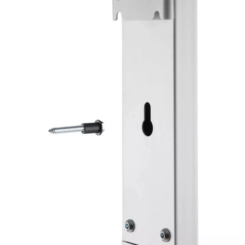 Techly ICA-TR47 supporto TV da pavimento slim, 32-70 pollici, 40 kg, bianco