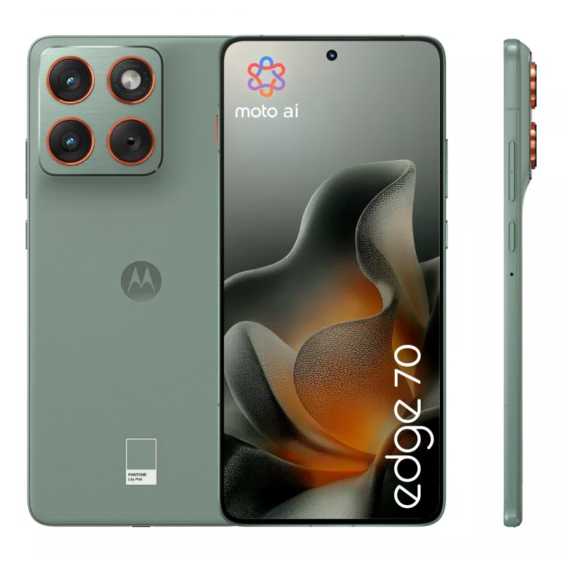 Motorola edge 70 17 cm (6.7 pollici) Dual SIM Android 16.0 5G USB Type-C 12 GB 512 GB 4800 mAh verde