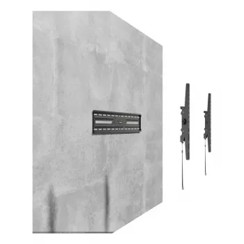 Supporto da parete per TV con funzione di inclinazione GEMBIRD WM-86T-01 per schermi da 37–86 pollici, acciaio, inclinabile da -5° a 10°, VESA 75x75–600x400, carico max. 75 kg