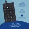R-Go Tools tastierino numerico R-Go Numpad Break, tastierino numerico ergonomico con software per le pause, con filo, nero