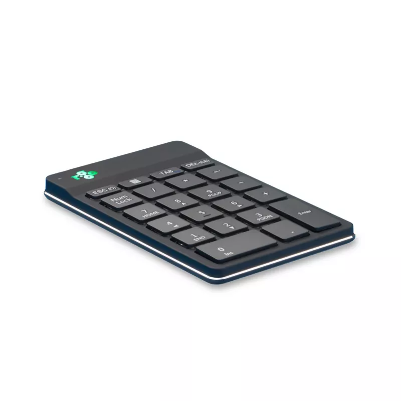 R-Go Tools tastierino numerico R-Go Numpad Break, tastierino numerico ergonomico con software per le pause, Bluetooth, nero