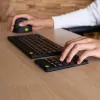 R-Go Tools tastierino numerico R-Go Numpad Break, tastierino numerico ergonomico con software per le pause, Bluetooth, nero