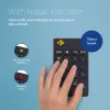 R-Go Tools tastierino numerico R-Go Numpad Break, tastierino numerico ergonomico con software per le pause, Bluetooth, nero