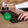 R-Go Tools tastierino numerico R-Go Numpad Break, tastierino numerico ergonomico con software per le pause, Bluetooth, nero
