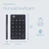 R-Go Tools tastierino numerico R-Go Numpad Break, tastierino numerico ergonomico con software per le pause, Bluetooth, nero
