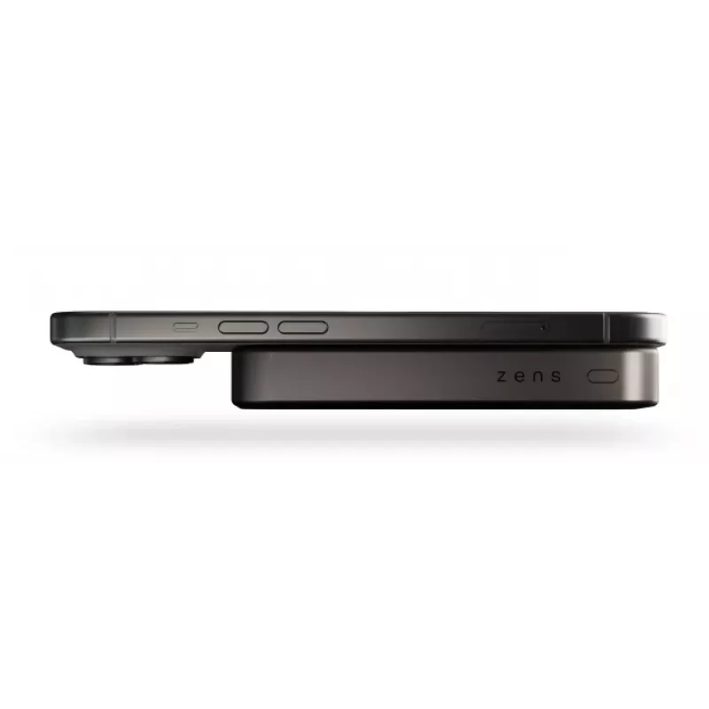 Powerbank ZENS sottile Qi2 Al 10000mAh nero