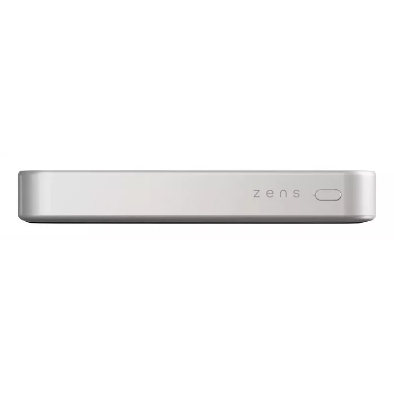 Powerbank ZENS sottile Qi2 Al 10000mah bianco