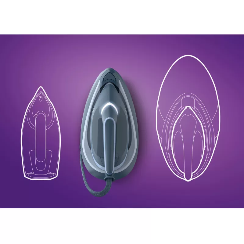 Philips Serie 6000 stazione da stiro a vapore PSG6042/20 2400 W 1,8 L SteamGlide Advanced blu