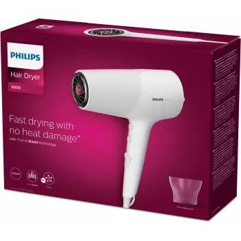 Philips Serie 5000 BHD500/00 asciugacapelli 2100 W bianco