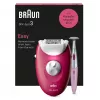 Epilatore Braun Silk-épil 3 SE3-202, 20 pinzette, funzionamento a rete, Berry