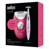 Epilatore Braun Silk-épil 3 SE3-202, 20 pinzette, funzionamento a rete, Berry