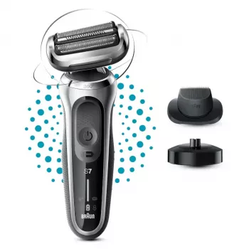 Rasoio Braun serie 7 71-S4200cs nero AutoSense batteria ricaricabile