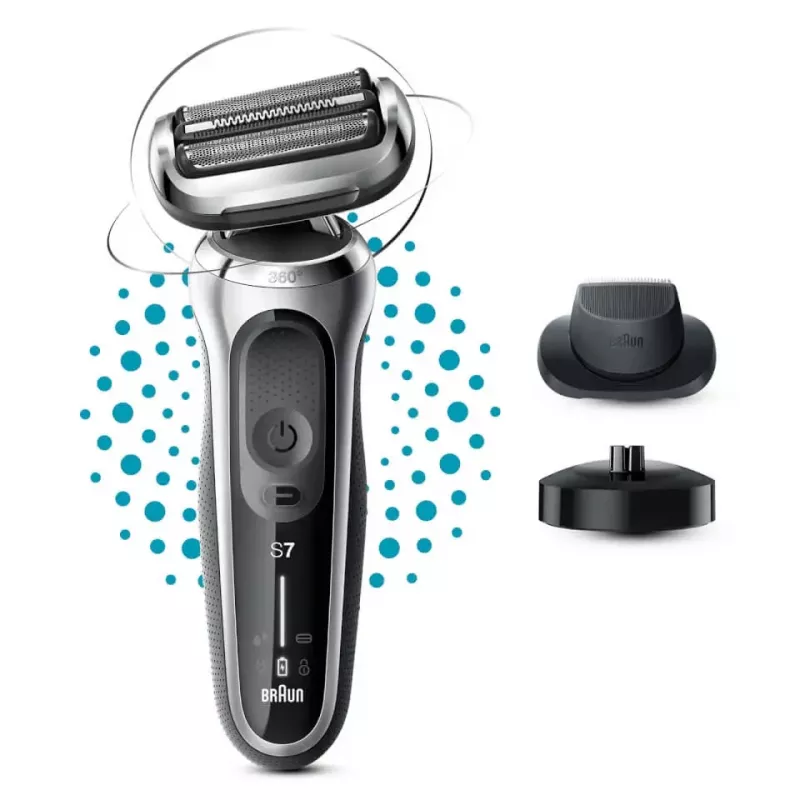 Rasoio Braun serie 7 71-S4200cs nero AutoSense batteria ricaricabile