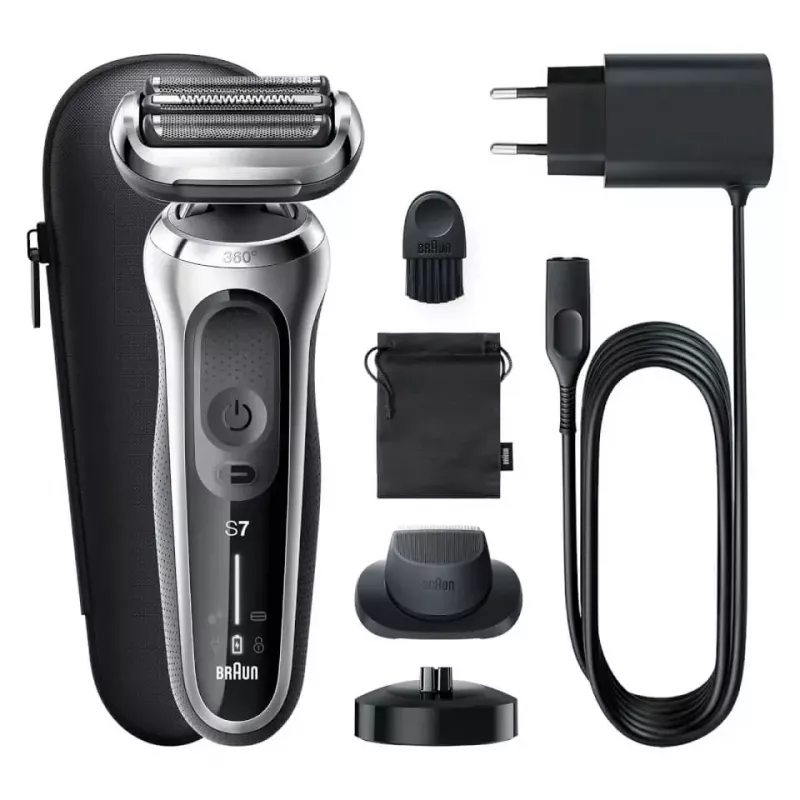 Rasoio Braun serie 7 71-S4200cs nero AutoSense batteria ricaricabile