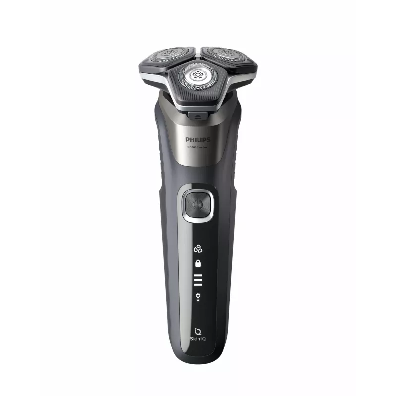 Philips SHAVER serie 5000 S5887/30 rasoio uomo, rasoio rotante, nero, grigio