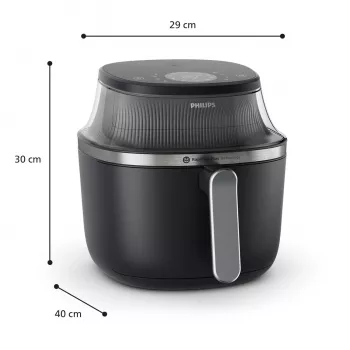 Philips serie 3000 NA322/00 friggitrice singola 4,2 L a libera installazione 1400 W friggitrice ad aria rame, nero