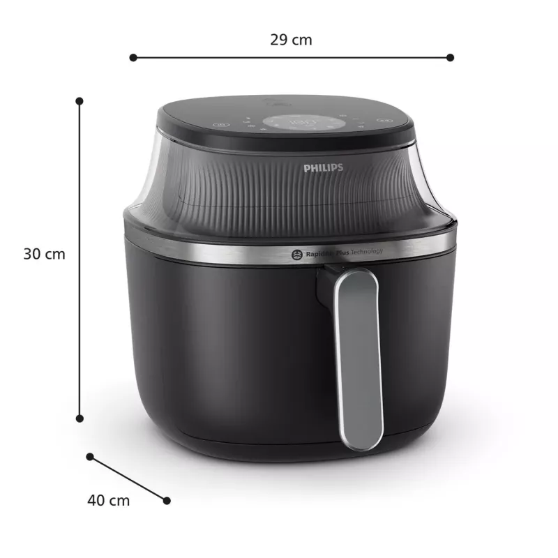 Philips serie 3000 NA322/00 friggitrice singola 4,2 L a libera installazione 1400 W friggitrice ad aria rame, nero