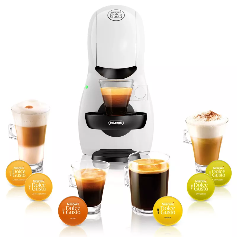 De’Longhi Piccolo EDG110.WB macchina per caffè a capsule manuale 0,8 L