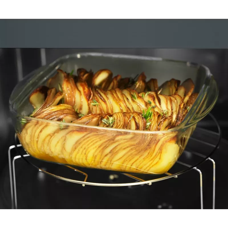 Microonde grill compatto Electrolux EMZ421MMTI — 800 W, 20 l, titanio, piatto rotante 270 mm