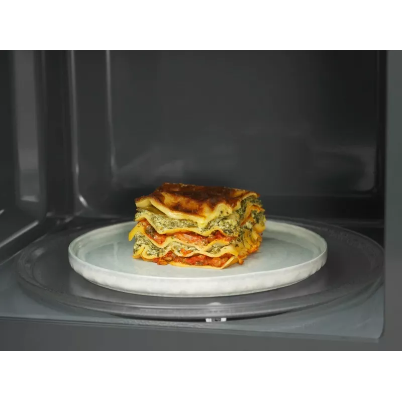 Microonde grill compatto Electrolux EMZ421MMTI — 800 W, 20 l, titanio, piatto rotante 270 mm