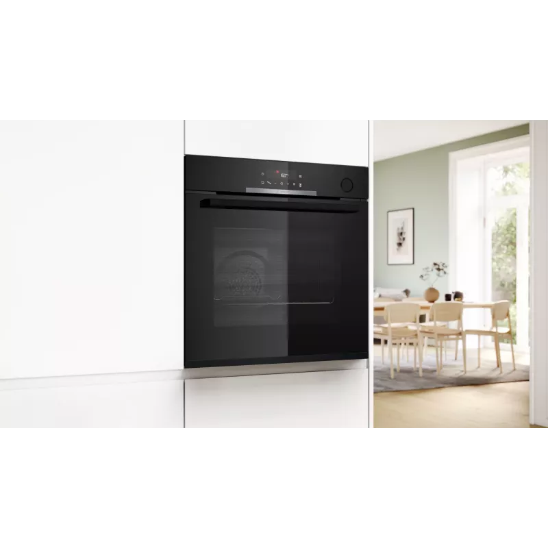 Forno elettrico da incasso Bosch Serie 4 HRG312BB4, 71 L, 3600 W, nero, comandi touch, A+