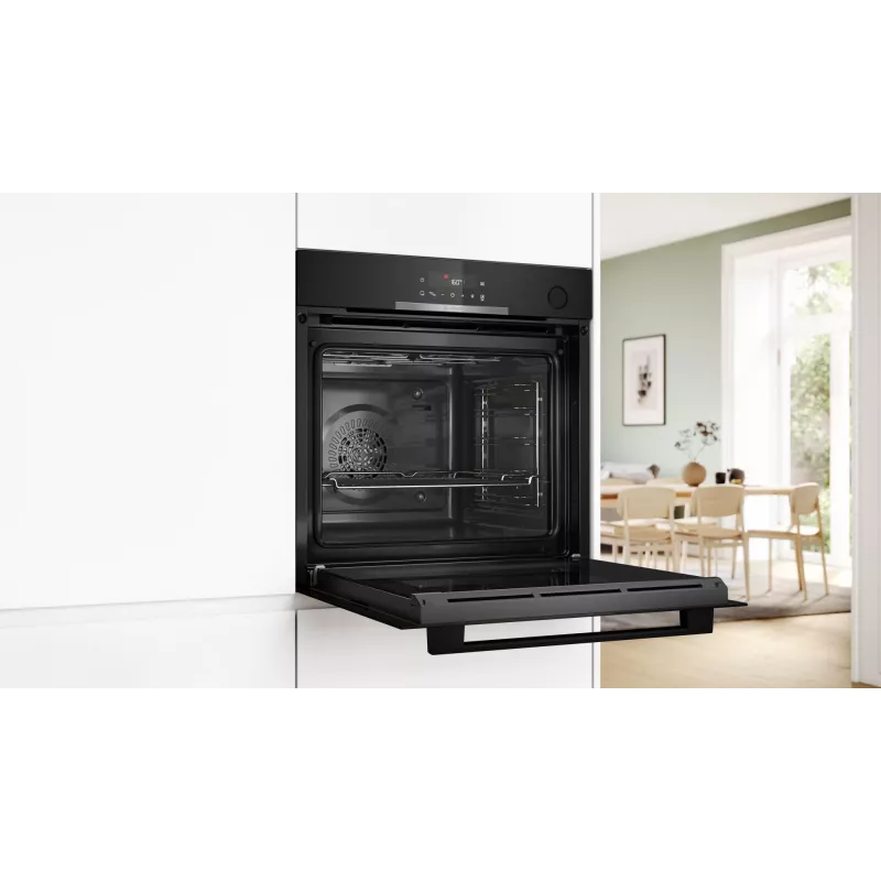 Forno elettrico da incasso Bosch Serie 4 HRG312BB4, 71 L, 3600 W, nero, comandi touch, A+
