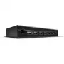 Lindy 42794 hub USB 2.0 industriale in metallo a 7 porte, 480 Mbit/s, staffe di montaggio, alimentatore esterno, nero