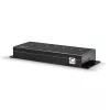 Lindy 42794 hub USB 2.0 industriale in metallo a 7 porte, 480 Mbit/s, staffe di montaggio, alimentatore esterno, nero