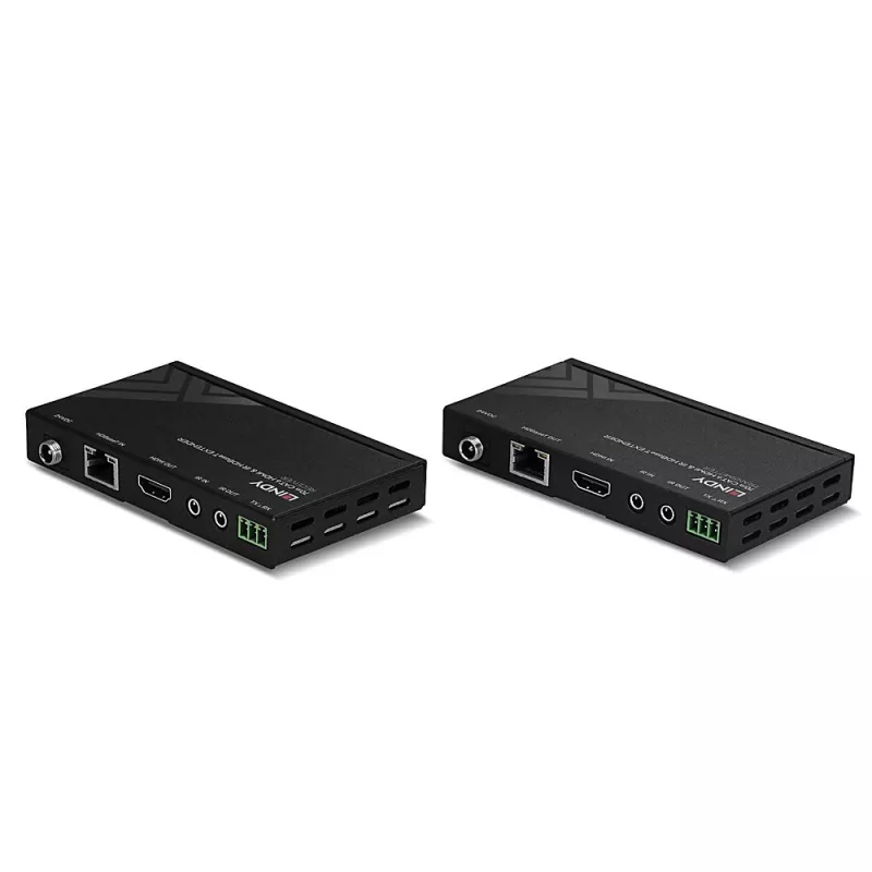 Lindy 70m Cat.6 HDMI 4K30, extender HDBaseT IR e RS-232 con PoC