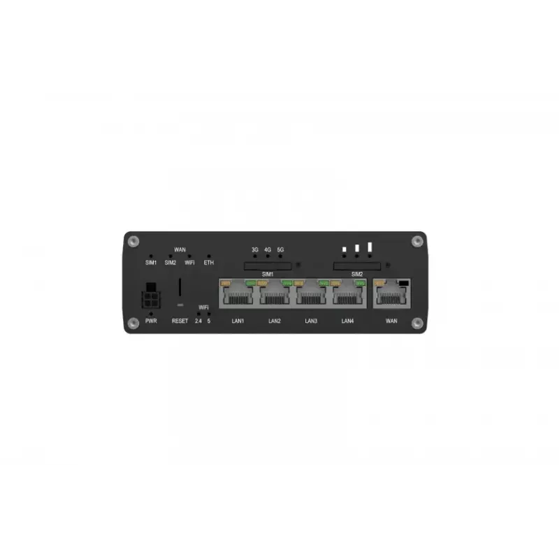 Router wireless Teltonika RUTM54 Gigabit Ethernet dual-band 5G nero