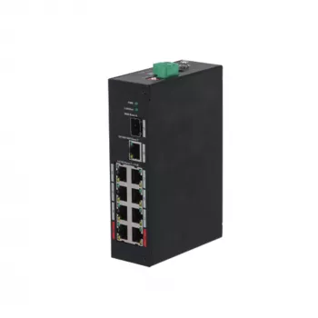 Dahua Technology PFS3110-8ET-96-V2 unmanaged Fast Ethernet (10/100) Power over Ethernet (PoE) 10U nero