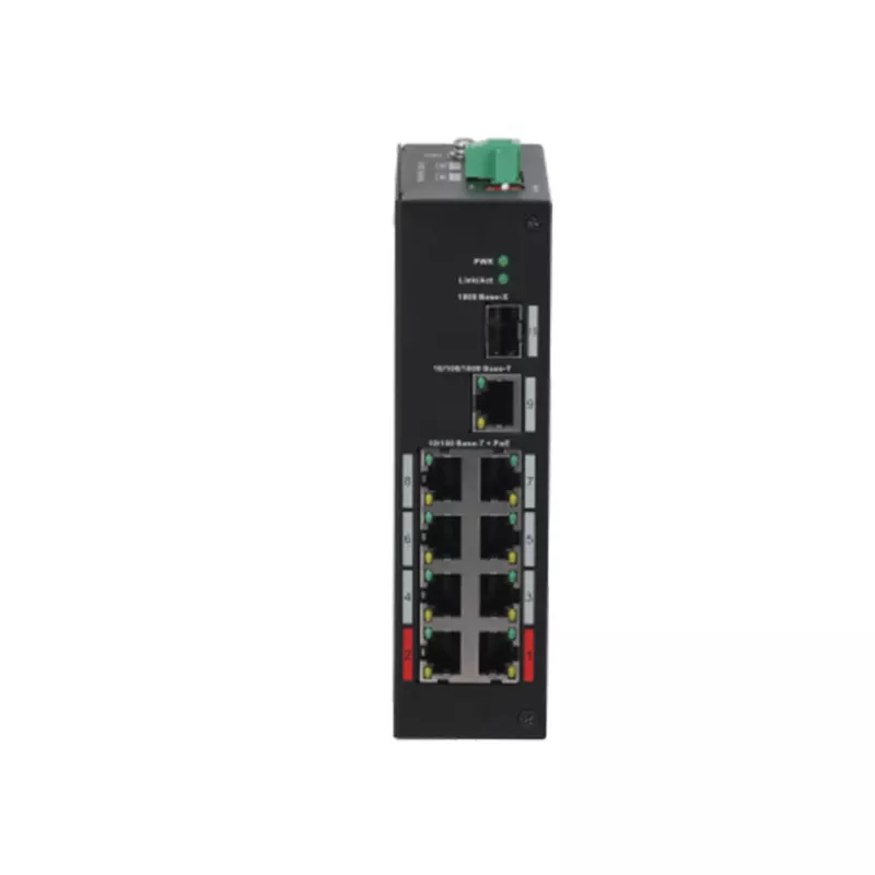 Dahua Technology PFS3110-8ET-96-V2 unmanaged Fast Ethernet (10/100) Power over Ethernet (PoE) 10U nero