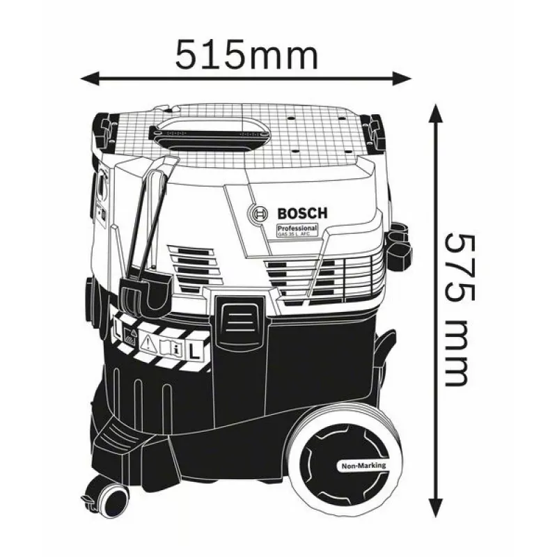 Bosch GAS 35 L AFC Professional nero, blu 1200 W