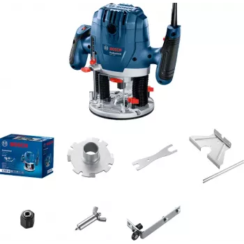 Bosch GOF 130 nero, blu 28000 giri/min 1300 W