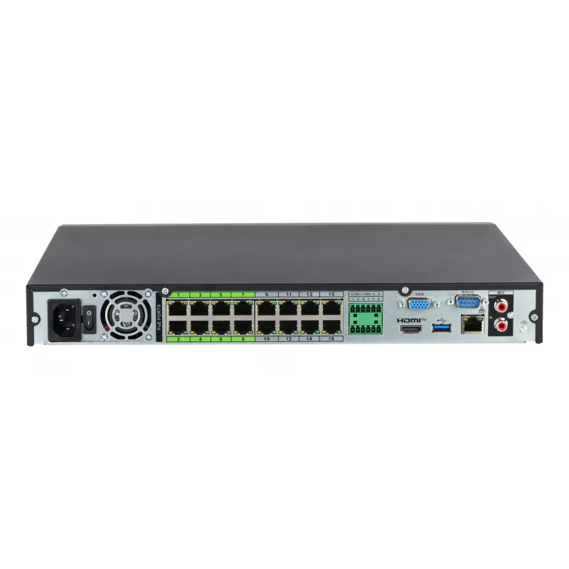 Dahua Technology WizSense NVR5216-16P-EI2 registratore video di rete 1U nero
