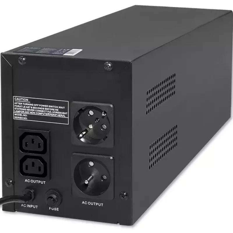 UPS Qoltec 53776 Line-Interactive 1,5 kVA 900 W 4 uscite AC