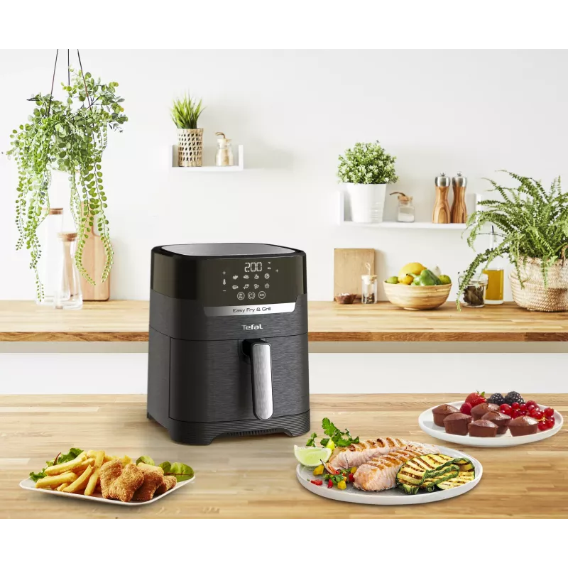 Tefal Easy Fry & Grill EY5058 friggitrice ad aria calda monoblocco 4,2 L 1550 W nero