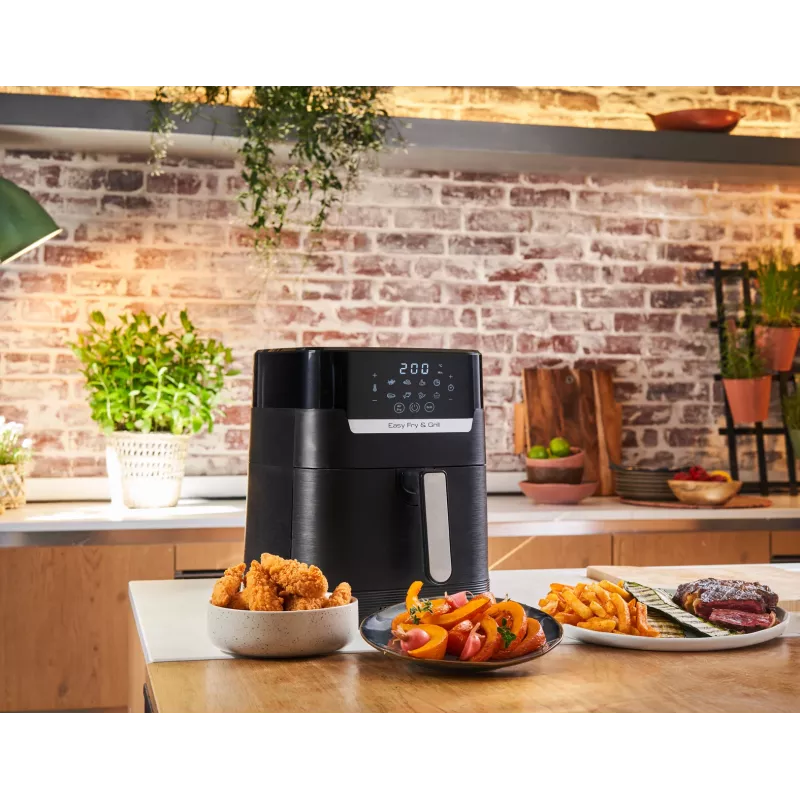 Tefal Easy Fry & Grill EY5058 friggitrice ad aria calda monoblocco 4,2 L 1550 W nero