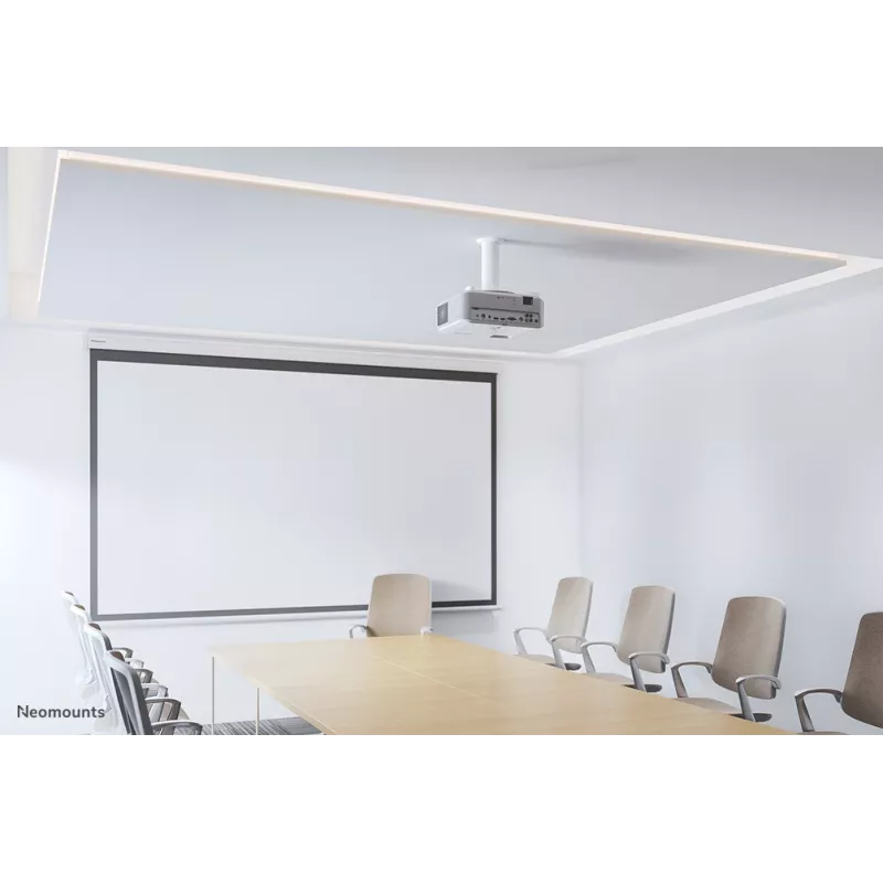 Neomounts BEAMER-C80WHITE supporto a soffitto per proiettore - altezza 13-20 cm - completamente orientabile