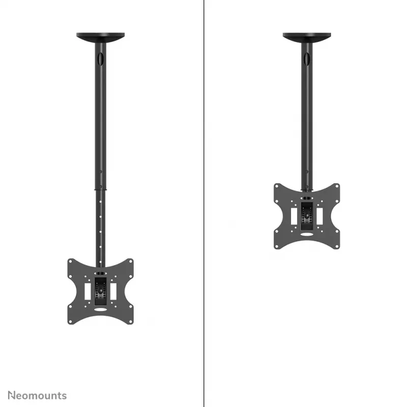 Neomounts FPMA-C060 nero supporto da soffitto per monitor/TV 10-40 pollici - h 60-85 cm