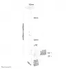 Neomounts FPMA-C060 nero supporto da soffitto per monitor/TV 10-40 pollici - h 60-85 cm