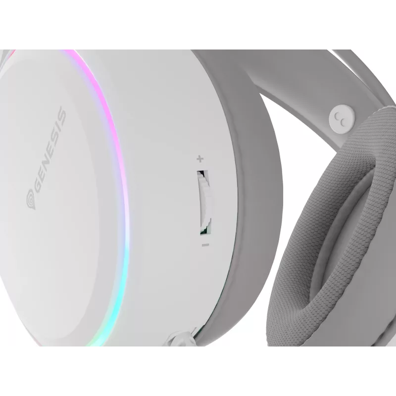 GENESIS NSG-2308 cuffie/headset con cavo archetto gaming USB Type-A bianco