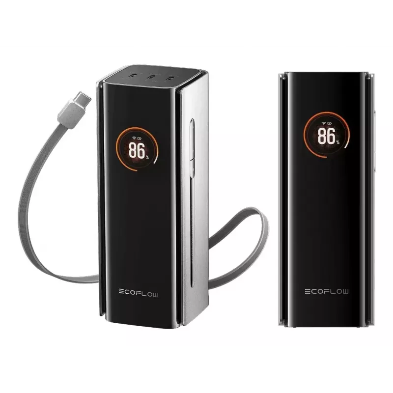 Power bank EcoFlow RAPID Pro 20000 mAh litio 230W, 3× USB-C, nero