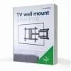 Gembird WM-80ST-05 staffa TV da parete articolata, 37-80 pollici, fino a 50 kg