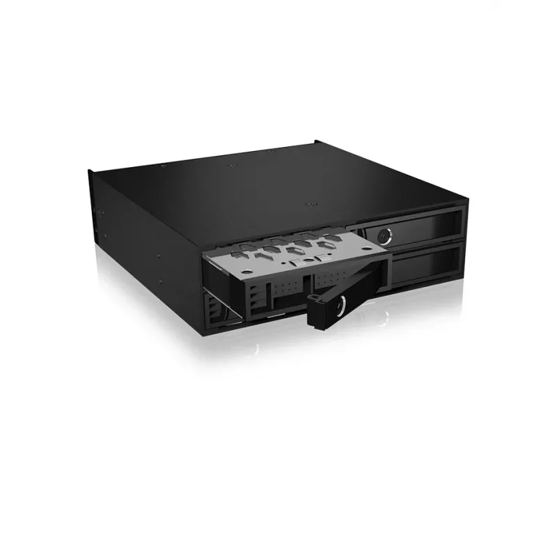 ICY BOX - IB-2242U2K - backplane, 4x U.2 2,5 NVMe SSD (6-15 mm) per 1x vano 5,25 - nero
